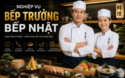 Nghiệp Vụ Bếp Trưởng Bếp Nhật