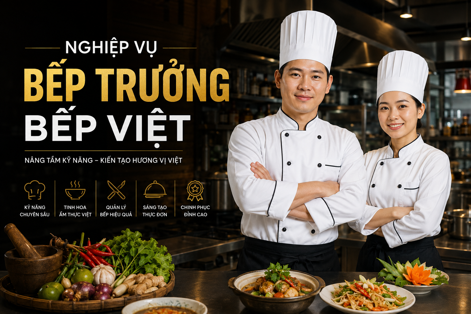 Nghiệp Vụ Bếp Trưởng Bếp Việt