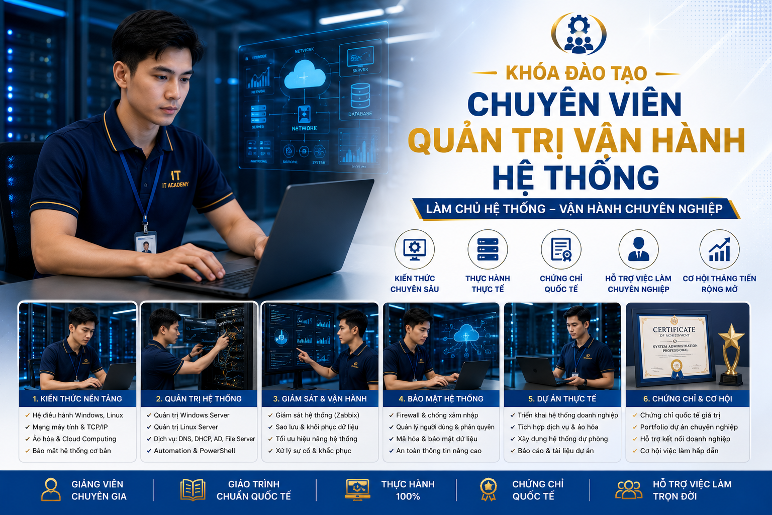 Chuyên viên quản trị vận hành hệ thống
