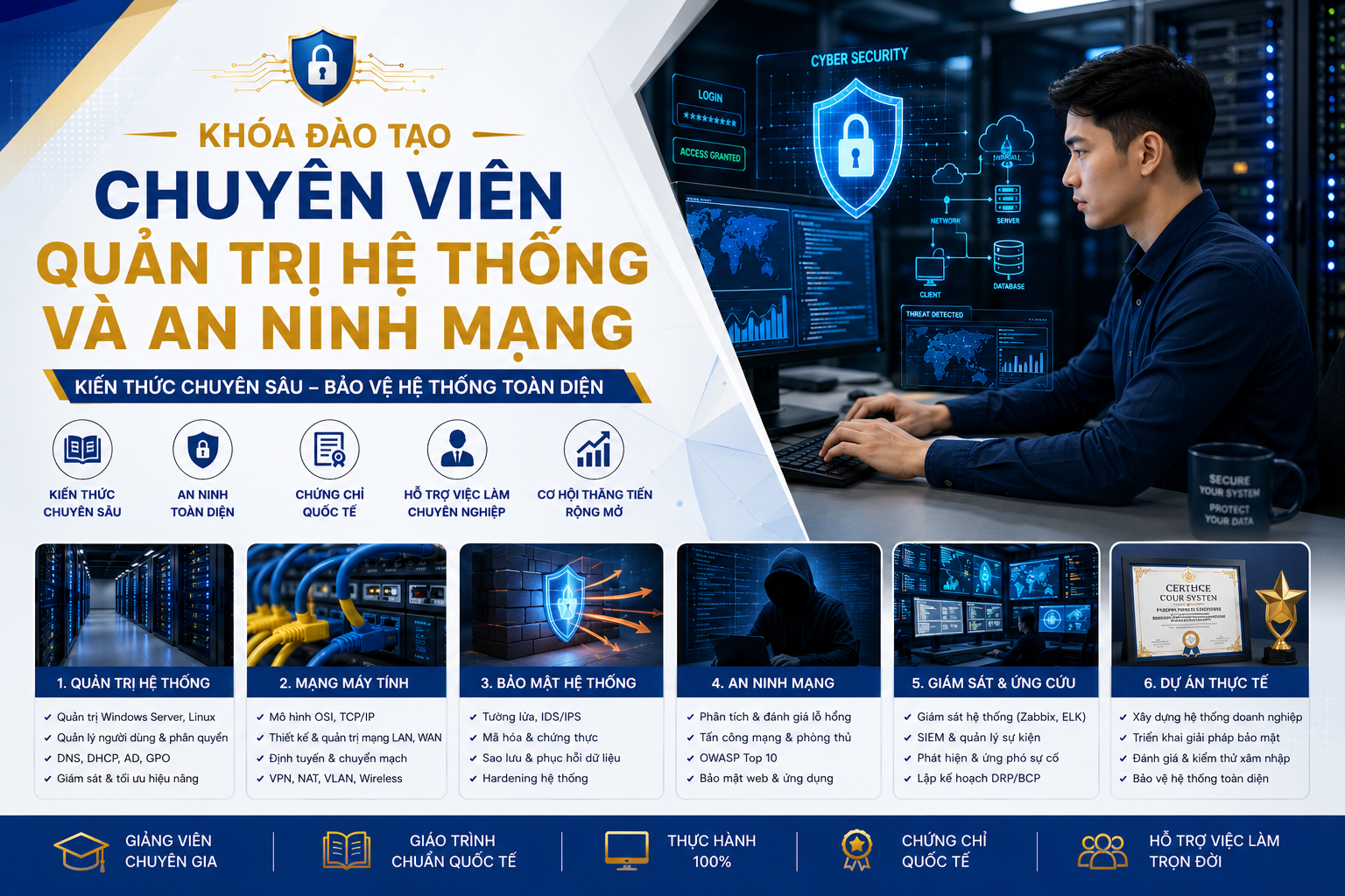 Chuyên Viên Quản Trị Hệ Thống Và An Ninh Mạng