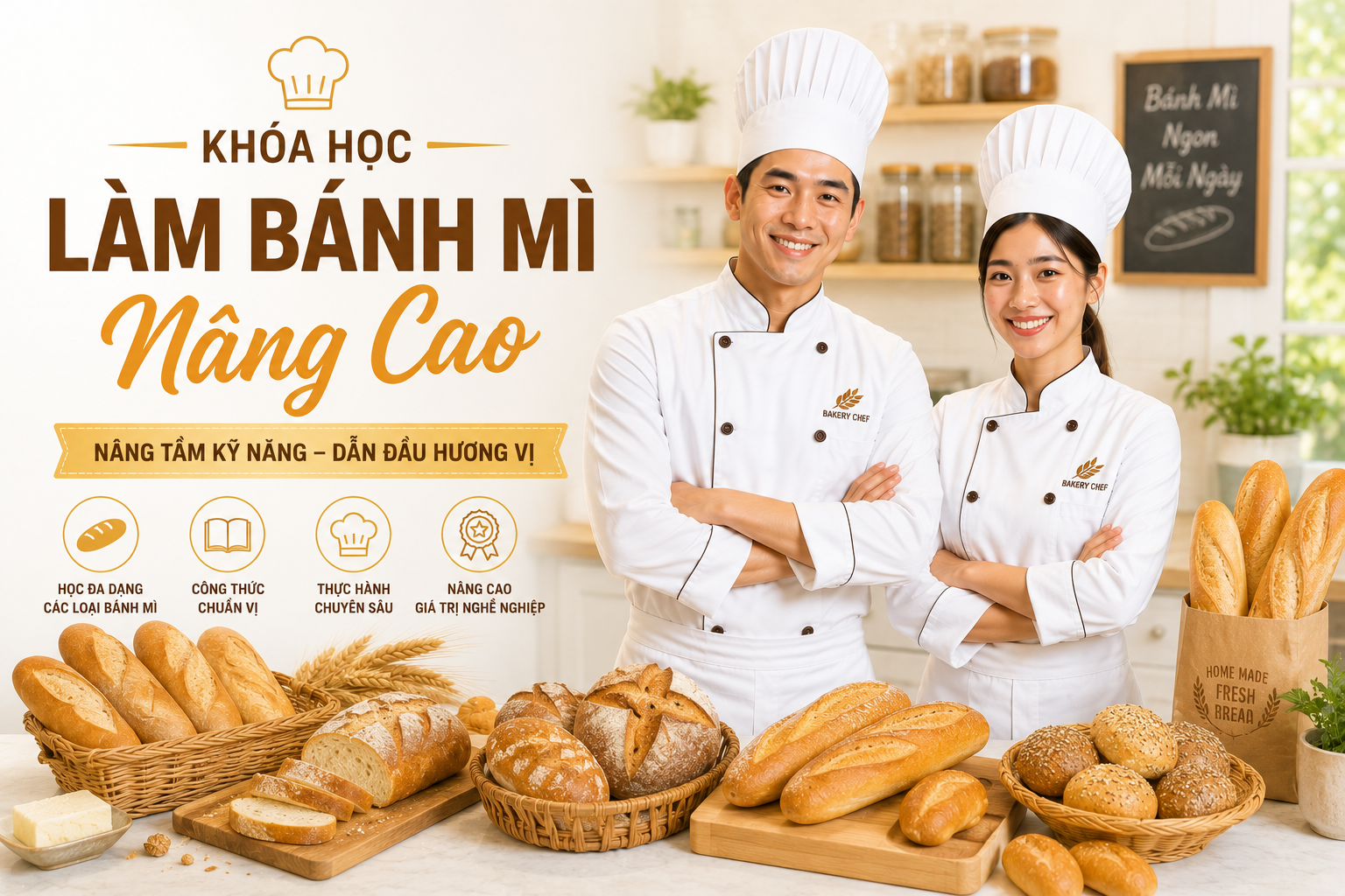 Khóa Học Bánh Mì Nâng Cao