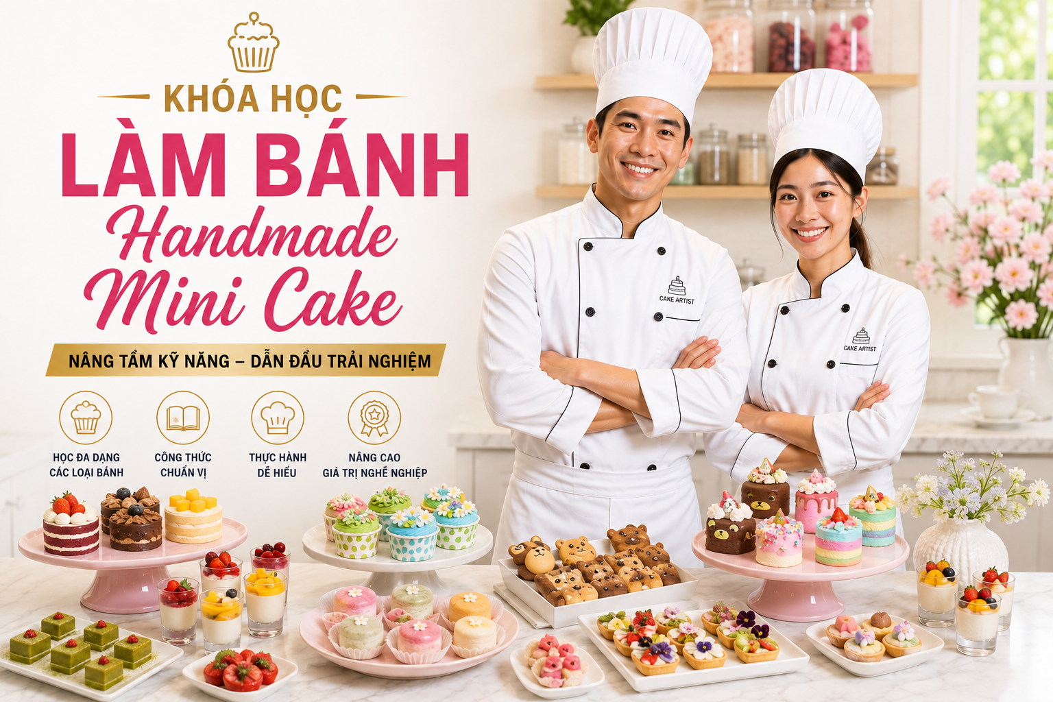 Làm Bánh Handmade Mini Cake
