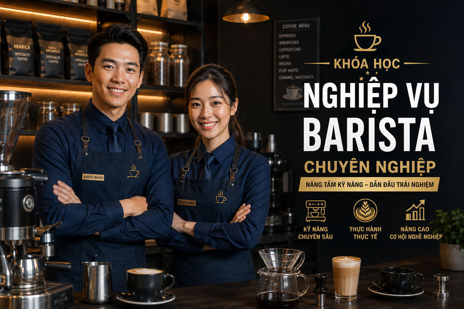 Nghiệp Vụ Barista Chuyên Nghiệp