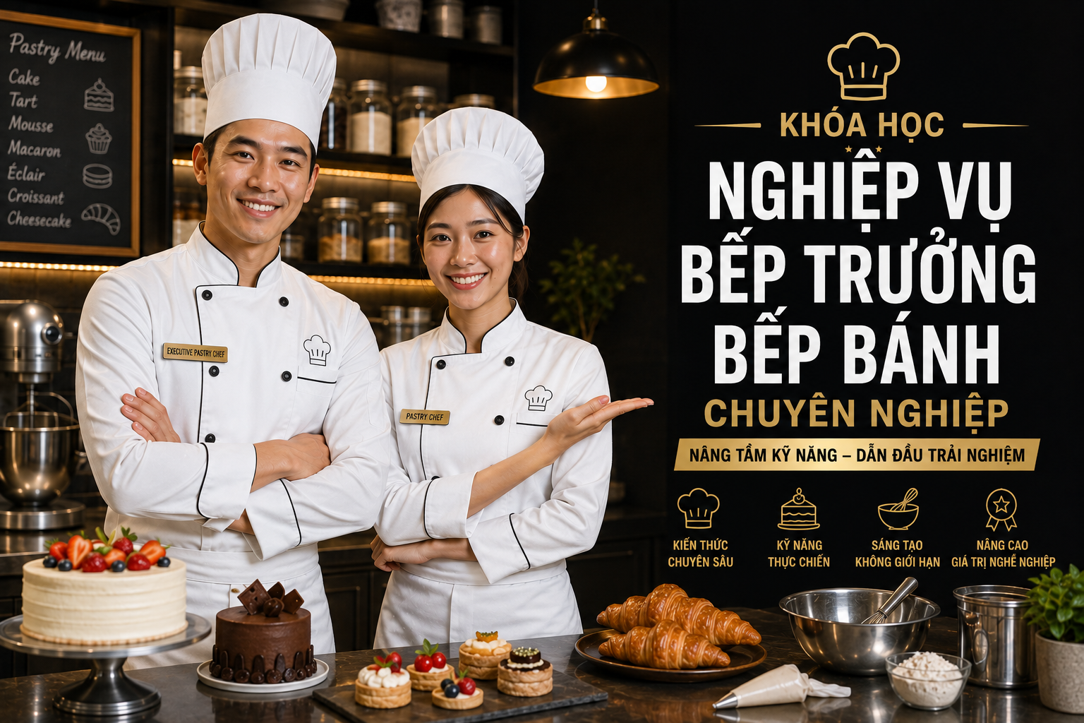 Nghiệp Vụ Bếp Trưởng Bếp Bánh