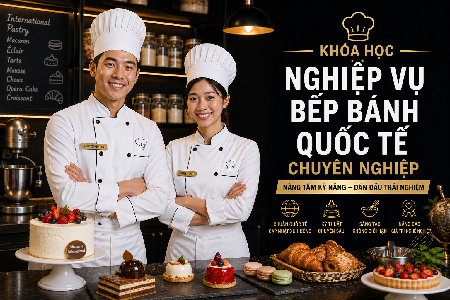 Nghiệp Vụ Bếp Bánh Quốc Tế
