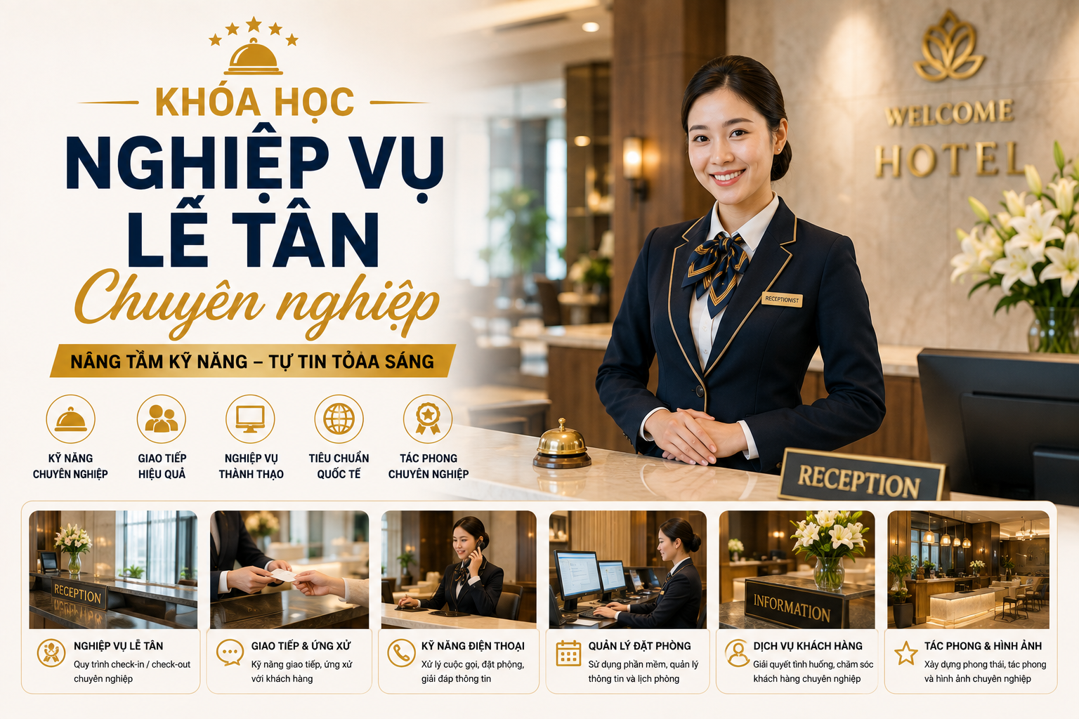 Nghiệp Vụ Lễ Tân Chuyên Nghiệp