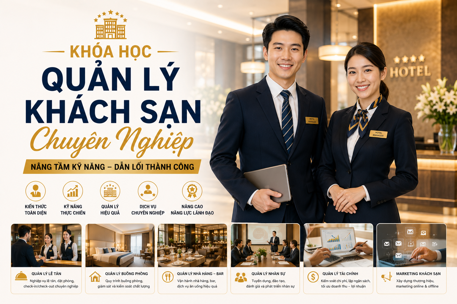 Quản lý khách sạn chuyên nghiệp