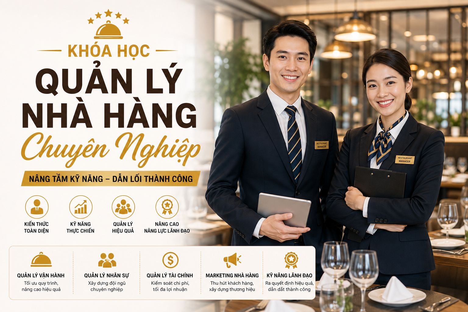 Quản lý nhà hàng chuyên nghiệp